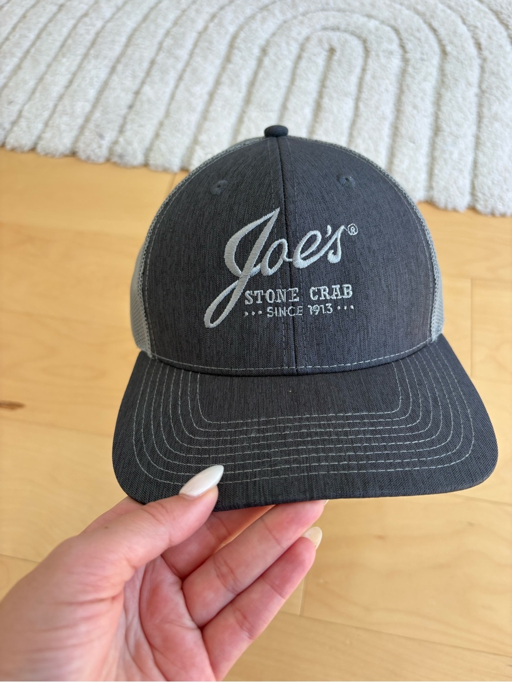 REVOLVE Joe's Stone Crab Gray Trucker Hat